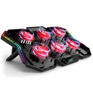 پایه خنک کننده لپ تاپ کول کولد RGB مدل 6-K40